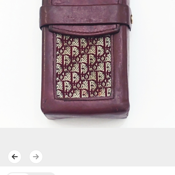 Vintage Christian Dior Mahogany Monogram Leather Cigarette Case - Picture 2 of 8